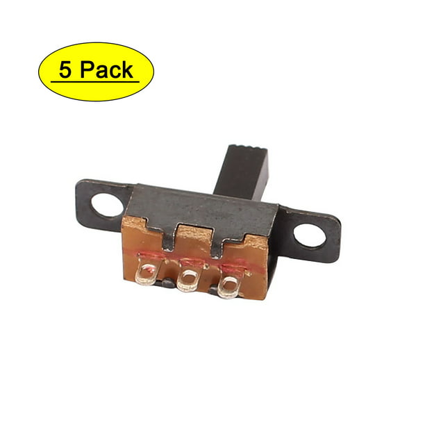 SPDT Black 3 Pin Miniature Slide Electrical Component Switches Toggle Switch